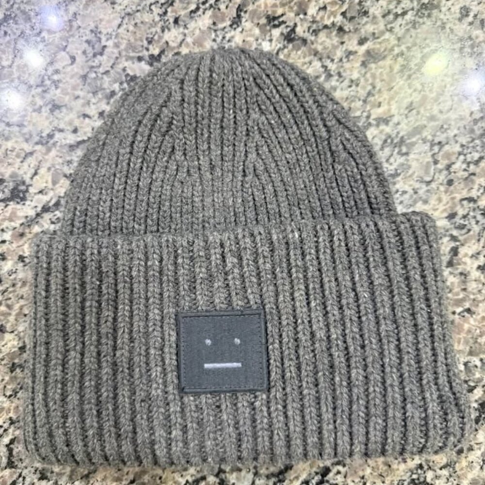Brand New Acne Studios Ribbed Knit Beanie